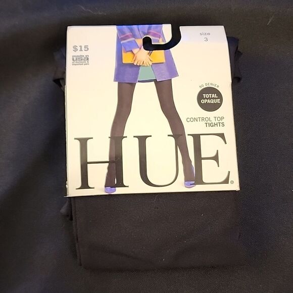 HUE- Control Top Total Opaque Tights - Picture 1 of 8